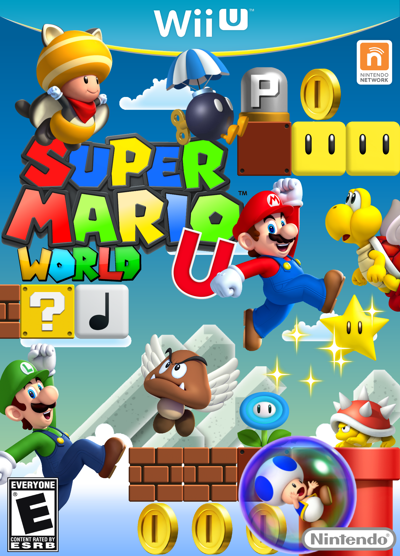 super mario world u