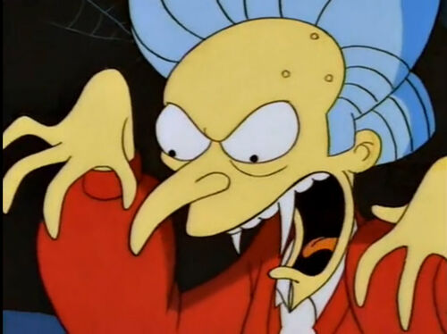 mr burns vampire