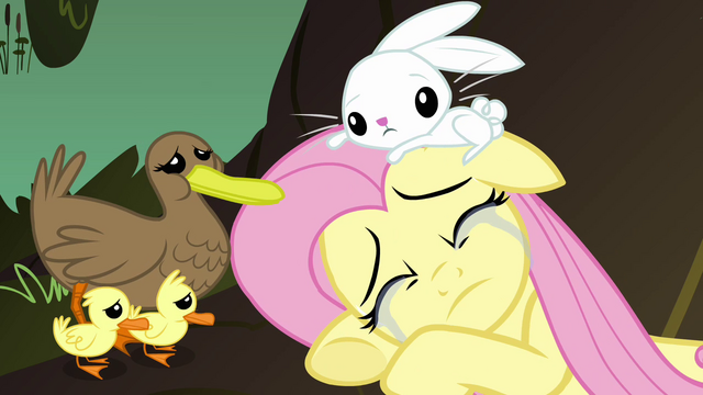640px-Fluttershy_with_Angel_and_ducks_S2E22.png