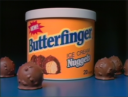 Butterfinger Ice Cream Nuggets - Snack Food Wiki