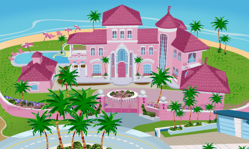 barbie dream house printable