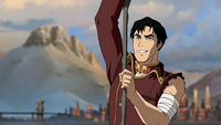 Iroh thanking Aang