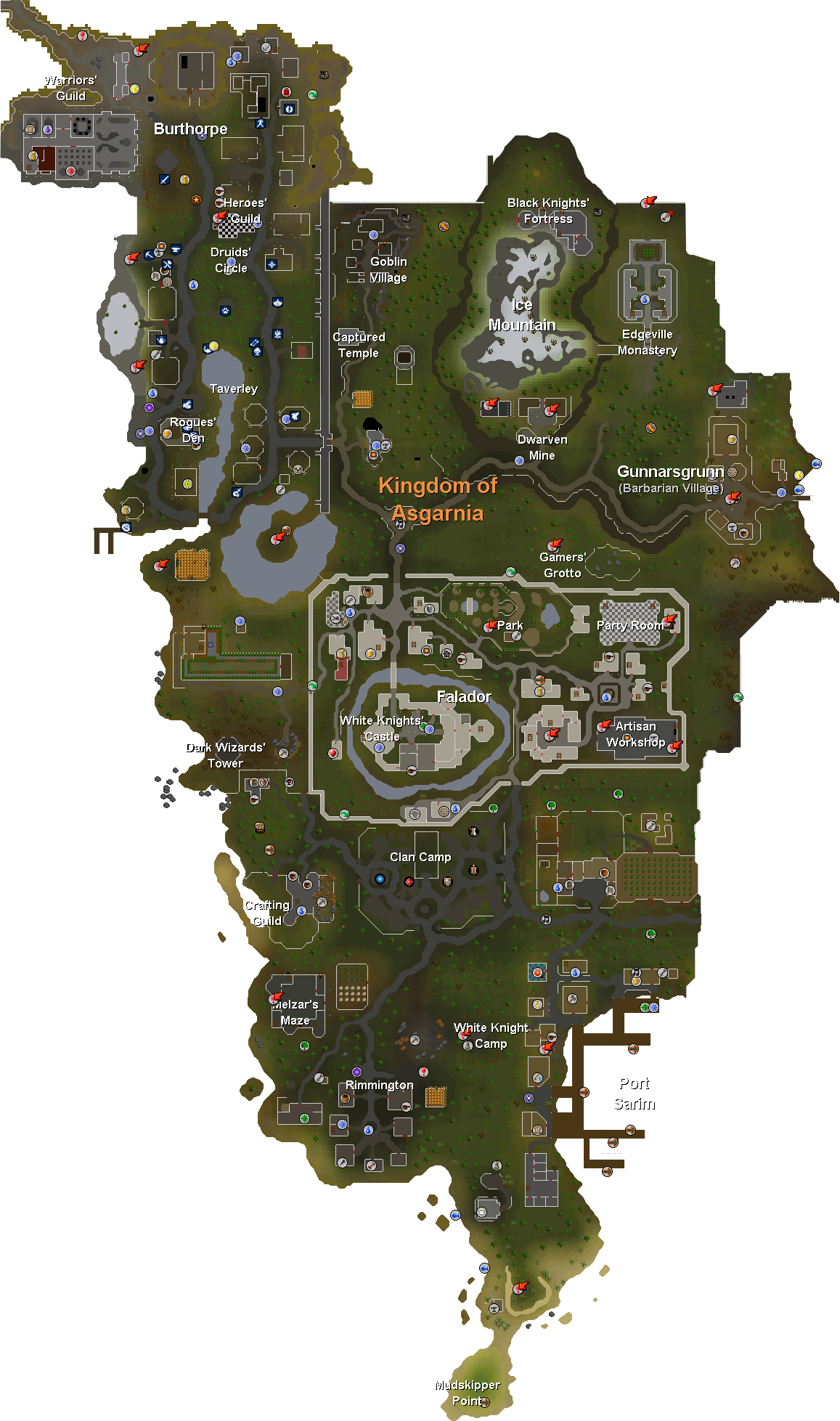 runescape world map