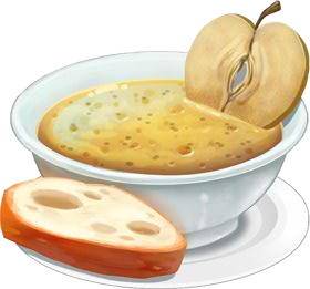 Recipe-Roasted Apple and Onion Soup