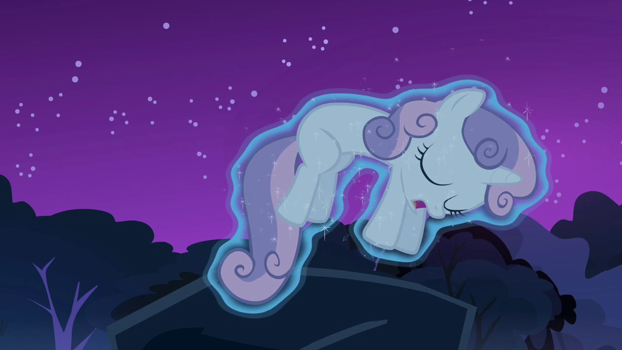 Image - Sweetie Belle sleeping S3E6.png - My Little Pony Friendship is