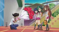 Alit giving Tori Flower