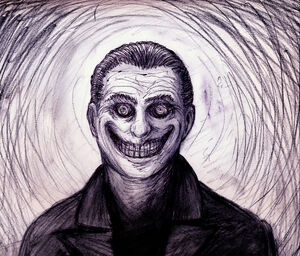 The smiling man