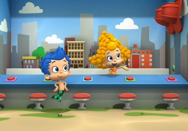 bubble guppies firefighter gil to the rescue