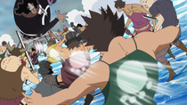 Kuma vs. Newkamas at Marineford
