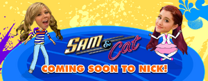 Sam & Cat banner on TheSlap