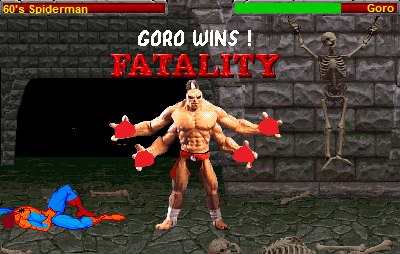 mortal kombat 9 goro fatality