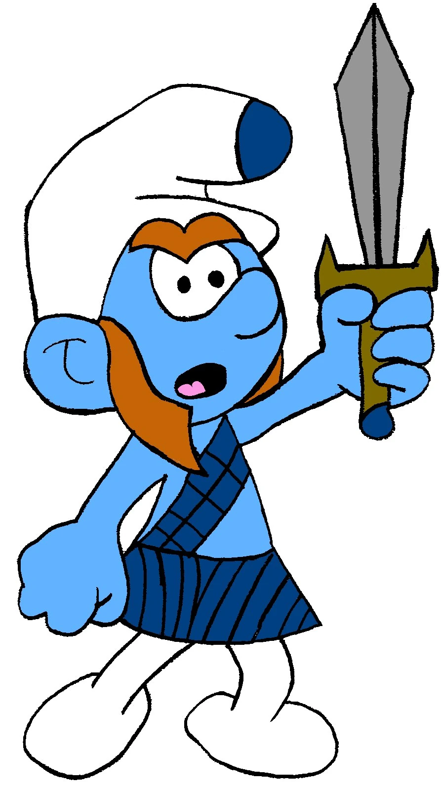 Gutsy Smurf Glovey Story Smurfs Fanon Wiki