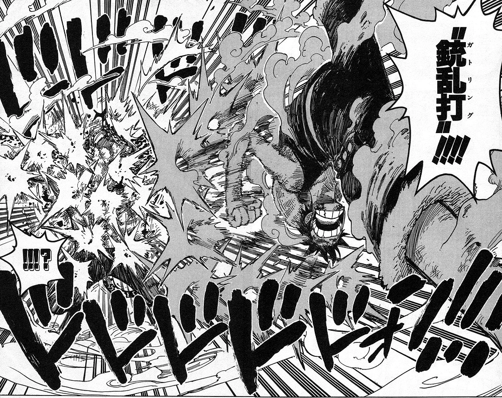 chapter 427 one piece luffy jet gatling