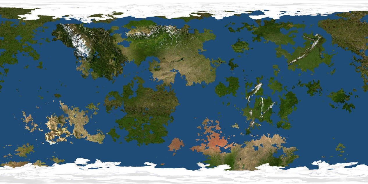 Image - Safehold topographic world map.jpg - Safehold Wiki