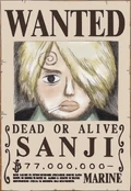 Sanji's Wanted Poster