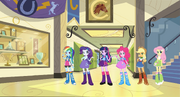 Equestria Girls - Main ponies designs