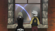Maka kontaktiert Shinigami