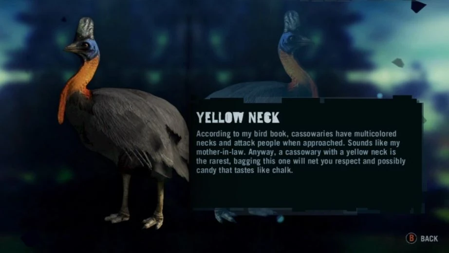 Yellow neck