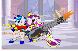 http://img1.wikia.nocookie.net/__cb20130405204402/my-little-pony-universe/es/images/5/5c/6284_animated_shining-armor_cadence_guns_princess-cadence_ponies-with-guns.gif