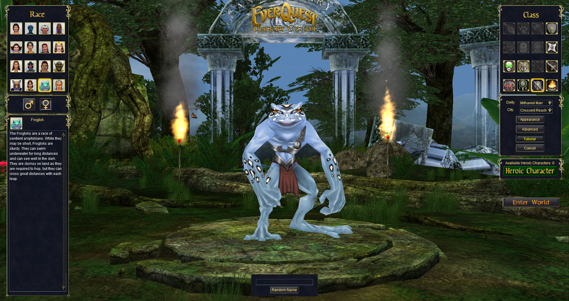 Character Creation  EverQuest Wiki