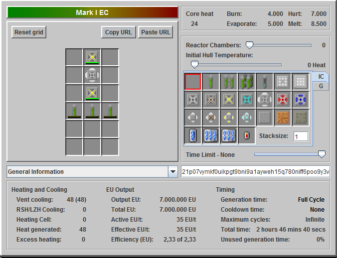 reactor idle optimal layout