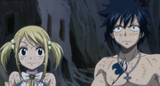 Gray and Lucy surprised