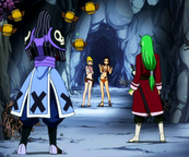 Lucy y cana VS Fried y Bickslow