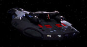 Zalkonian-ktarian starship
