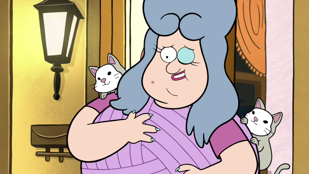 Donald, Sandy, and Mr. Cat Face Gravity Falls Wiki