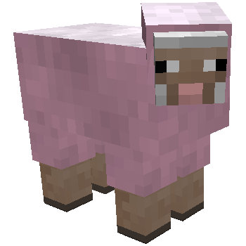 pink sheep plush minecraft