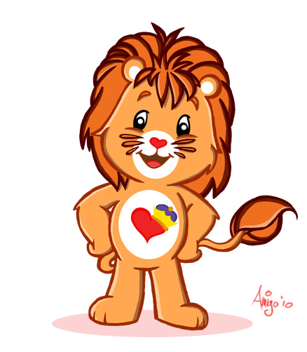 care bears brave heart lion