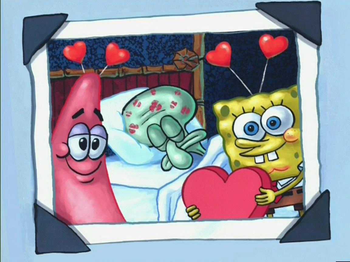 Zaino SpongeBob SquarePants Con Collage Personaggi Patrick Squidward - Custodia Per Laptop - Tracolla Regolabile