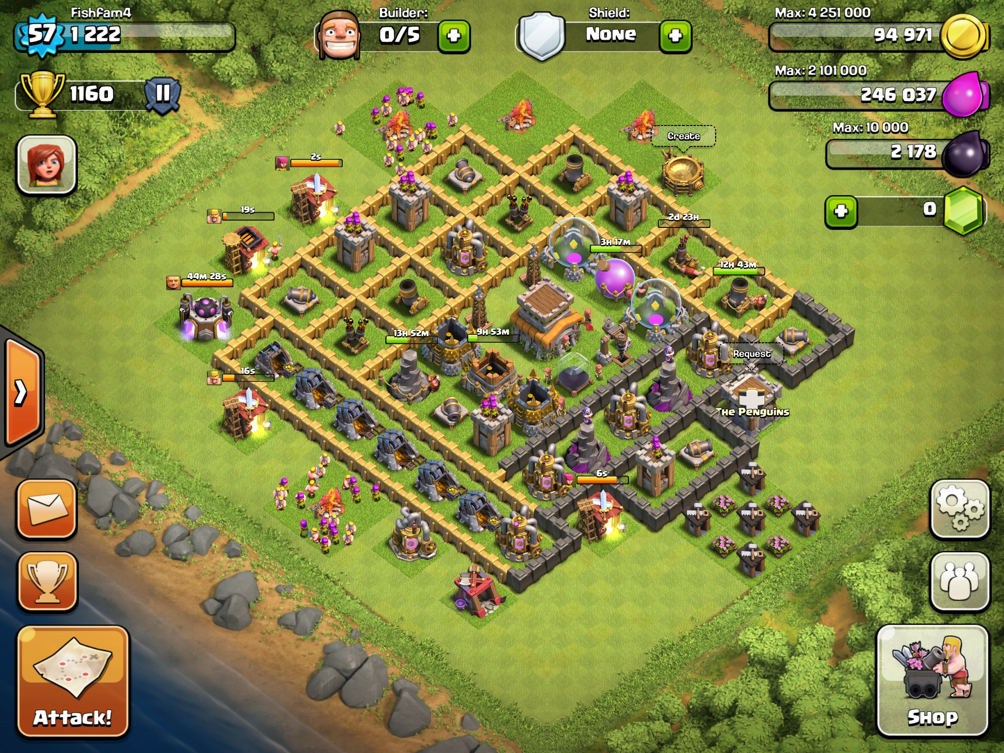 clash of clans th8 base