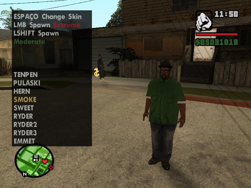 gta san andreas mod skin selector cleo 4