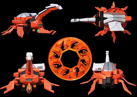 power rangers samurai crab zord