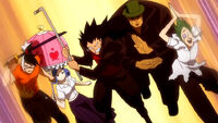 Element 4 and Gajeel - Fairy Academy