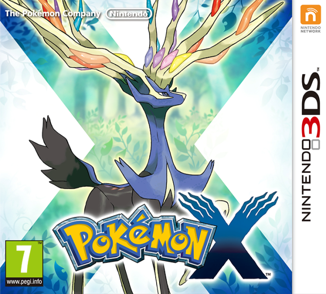 Carátula oficial de Pokémon X