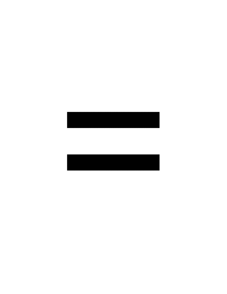 not equal symbol white