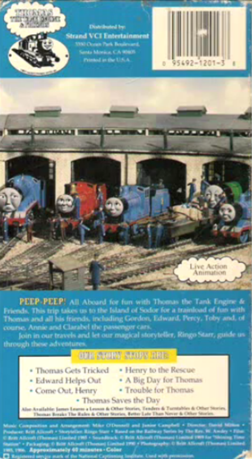 Thomas Gets Tricked And Other Stories Thomas The Tank Engine Vhs Covers Wiki 