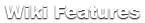 Wikifeatures