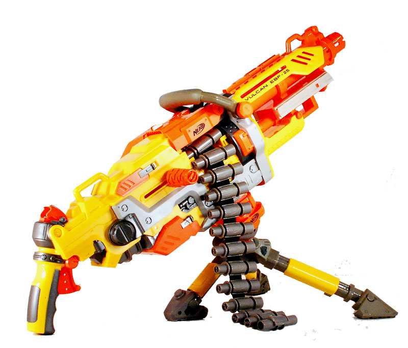 nerf v twin gatling gun