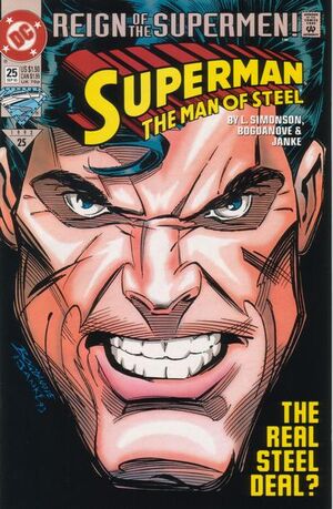 Cover for Superman: Man of Steel #25 (1993)