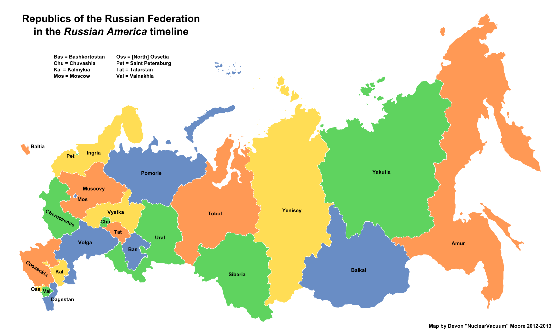 Image - Map of Russia (Russian America).png - Alternative History