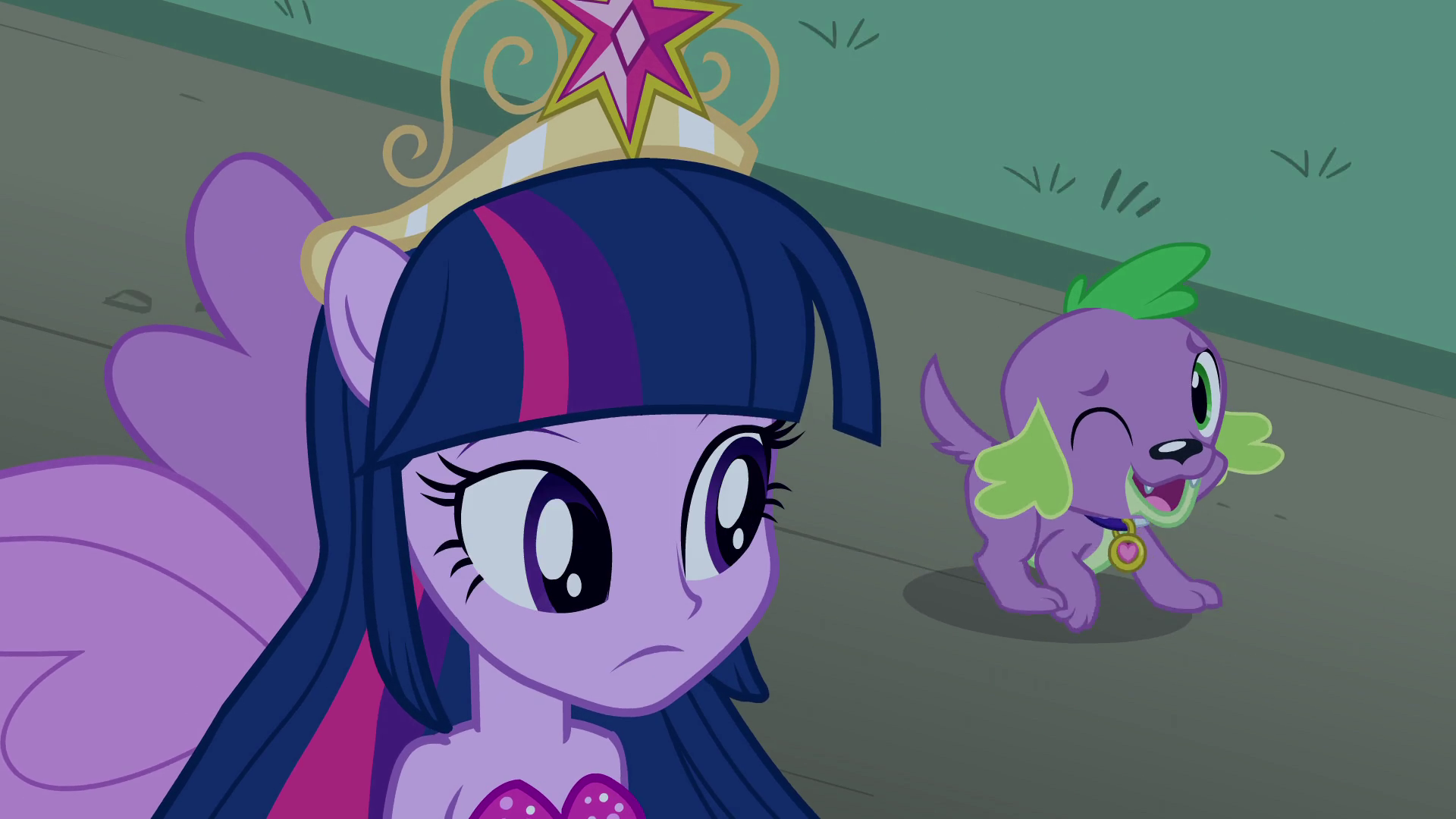 Image Princess Twilight and winking Spike EG.png My Little Pony