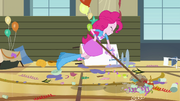 Pinkie Pie sweeping up EG
