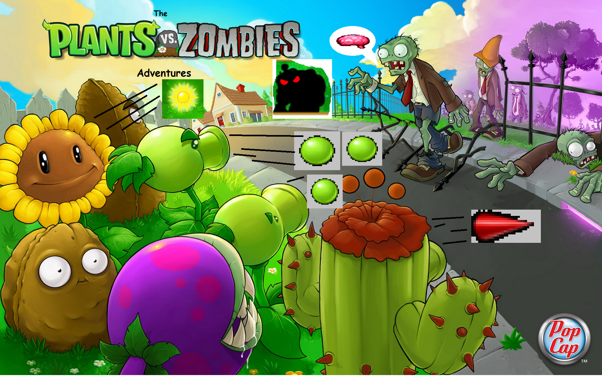 get plants vs zombies adventures