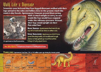 Apatosaurus - Wierd N'wild Creatures Wiki