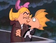 Hey Arnold - Helga Kissing Arnold