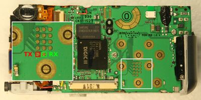 Canon a460 uart rx tx