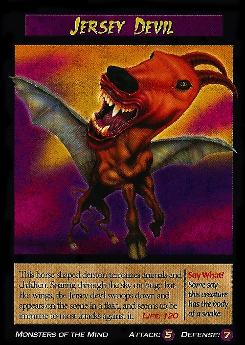 Jersey Devil Wierd N'wild Creatures Wiki